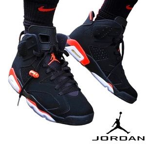 ❤️‍🔥Jordan 6 Retro Black/Infrared